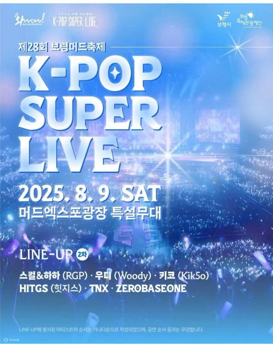2025 Boryeong Mud Festival + K-Pop Concert One Day Tour from Seoul